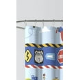 thumbnail image 2 of Dream Factory Cars and Trucks 72"x72" Bath Shower Curtain, Cotton, Polyester, 2 of 7