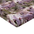 thumbnail image 4 of Ambesonne Flowers Fitted Sheet, Watercolor Meadow Flowers, Twin Size, Mauve Army Green and Rose, 4 of 5