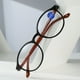 thumbnail image 4 of Gafas de lectura para hombres y mujeres, estilo vintage, antiluz azul, para presbicia, redondas, con montura completa, +1,0+1,5+2,0+2,5+4,0, 4 of 5
