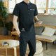 thumbnail image 2 of Conjuntos de pantalones para correr con alfabeto para hombre, ropa de trabajo, camisetas, pantalones, trajes para hombre, Young La Novelty en elástico 5xl de lujo, 2 of 5