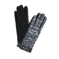 thumbnail image 2 of Sakkas Lilith Heather Knit Wrist Length Touch Screen Wrist Snap Winter Gloves - Navy - L, 2 of 4