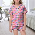 thumbnail image 2 of Kogui Kids Pajamas Girls Little Girls Pajamas Summer Short Sets Sleepwear Toddler Pjs Clothes 2T 3T (Pink,2-3 Years), 2 of 6
