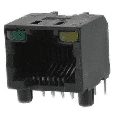 RJHSE-5081 Modular Connectors Ethernet Connectors R/A RJ45 NONSHIELDED 8 CONT Y/G LEDS, RoHS, D/C 1707