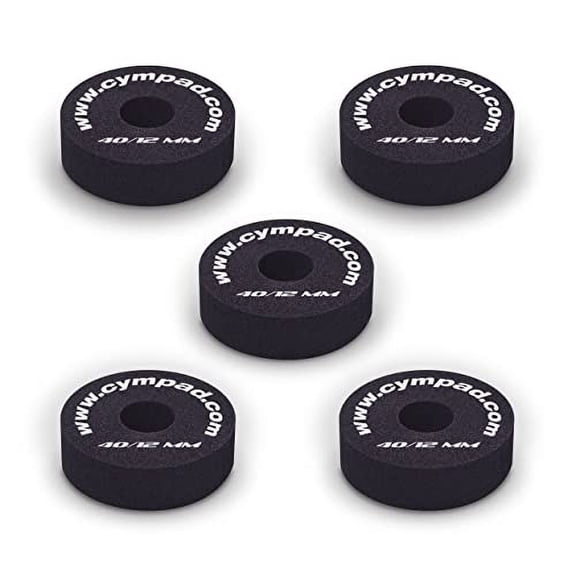 Cympad Optimizer Set (OS12/5) – 40/12 mm Foam Cymbal Washers for Sound Enhancement