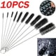 thumbnail image 4 of Juego de 10 cepillos de paja de tubo de nailon para gafas cepillo de limpieza para teclados (negro) Ndcxsfigh nuevos, 4 of 8