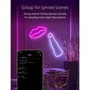 10ft Twinkly Flex Neon LED Strip Lights, RGB, App-Controlled, 16 Million Colors, Indoor Decor