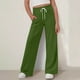 thumbnail image 2 of Odeerbi 4-15 Años de Niñas Pantalones de Sudadera de Pierna Ancha Pantalones Deportivos de Verano Pantalones de Cintura Elásticos Pantalones de Pierna Recta de Color Sólido, 2 of 8