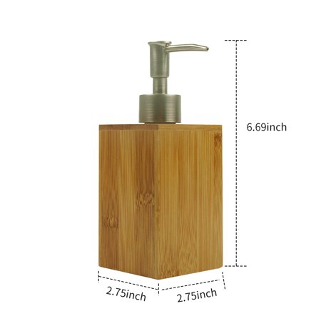 500ml Bathroom Soap Dispenser Lotion Shampoo Dispenser Bottle Holder Kitchen Bamboo Liquid Hand Soap Dispenser Pump Walmart Canada