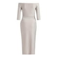 thumbnail image 6 of WNEGSTG Dresses for Women 2023 Bag Hip Slit OneNeck Dress Shiny Dinner, 6 of 7