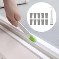 thumbnail image 1 of Cepillo de limpieza,Cepillo multifuncional para limpiar ranuras de ventanas,Paño de limpieza de repuesto para cepillo de limpieza de huecos,Paño de limpieza reemplazable para rieles de, 1 of 8
