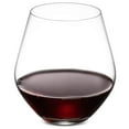 thumbnail image 7 of Godinger Wine Glasses, Stemless Wine Glasses, Red Wine Glasses, Wine Drinking Glasses, Stemless Wine Glass - 17oz, Set of 4 - Made in Europe, 7 of 7