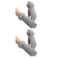 thumbnail image 2 of Qarigey Guantes de invierno para niña, cubierta de mano a prueba de viento, pantalla táctil, guante de ciclismo para mujer, accesorio de Type5 NO5, 2 of 6