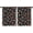 Black, variant on Blackout Kids Curtains,Mushroom and Eye Cream Pattern Children's Insulated Curtains Set Of 2,Bedroom Essentials,Toddler Room Decor 52"x84"