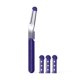 thumbnail image 1 of El kit de maquinillas de afeitar Dermaplane Flamingo incluye 1 mango y 4 recargables, 1 of 6