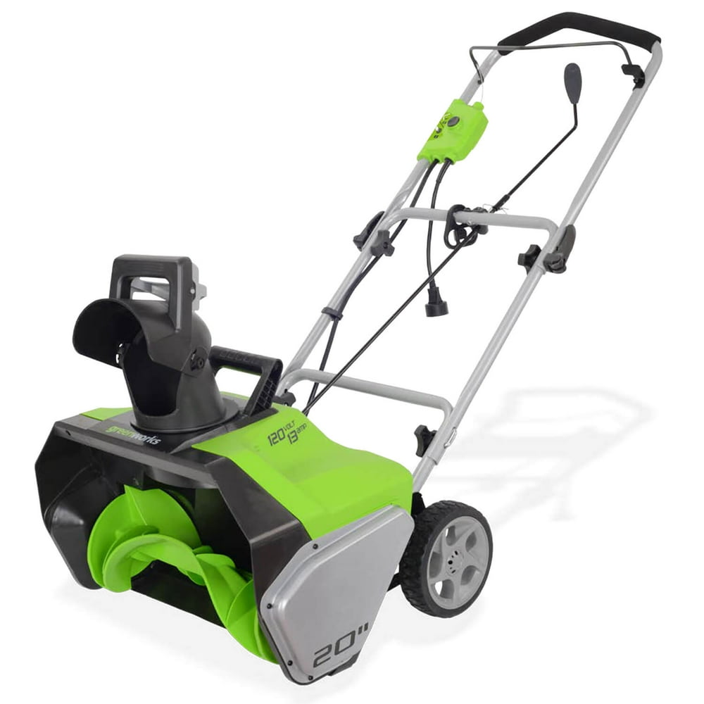 Greenworks 20Inch 13 Amp Corded Snow Thrower 2600502