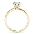 thumbnail image 3 of 2.00 Ct Wonderful Round Natural Moissanite Wedding Rings for Women Fine 18K Yellow Gold, 3 of 6