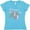 Aqua, variant on Inktastic Happy 70th Birthday with Roses Women's V-Neck T-Shirt