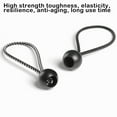 thumbnail image 2 of VONKY 12Pcs Tent Clips Canopy Rope Ball Elastic Rope Fixed Awning Clamp Set Heavy Duty Tear-resistant Camping Accessory Black White Dot, 2 of 6