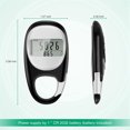 thumbnail image 3 of AMERTEER 2X Pedometer for Walking  Portable Walking 3D Step Counter  Simple Electronic Steps Tracker with Carabiner, 3 of 7