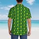 thumbnail image 4 of Balery Happy St. Patrick's Day Camisas hawaianas de manga corta para hombre, camisas playeras de corte holgado, camisas de vacaciones con botones,Large, 4 of 7