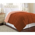thumbnail image 3 of Modern Threads Reversible Rust & Clay All-Season Down Alternative Adult Bed Comforter, Queen, 3 of 11