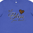 thumbnail image 4 of Inktastic Well Bless your Heart with Leopard Print Youth T-Shirt, 4 of 5