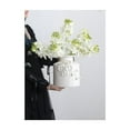 thumbnail image 5 of A and B Home A&B Home Seaford 9-inch Gloss White Floral Pot Vase, 5 of 6