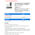 thumbnail image 2 of A/C Receiver Drier Kit - Compatible with 2006 - 2010 Mazda 5 2.3L 4-Cylinder 2007 2008 2009, 2 of 2