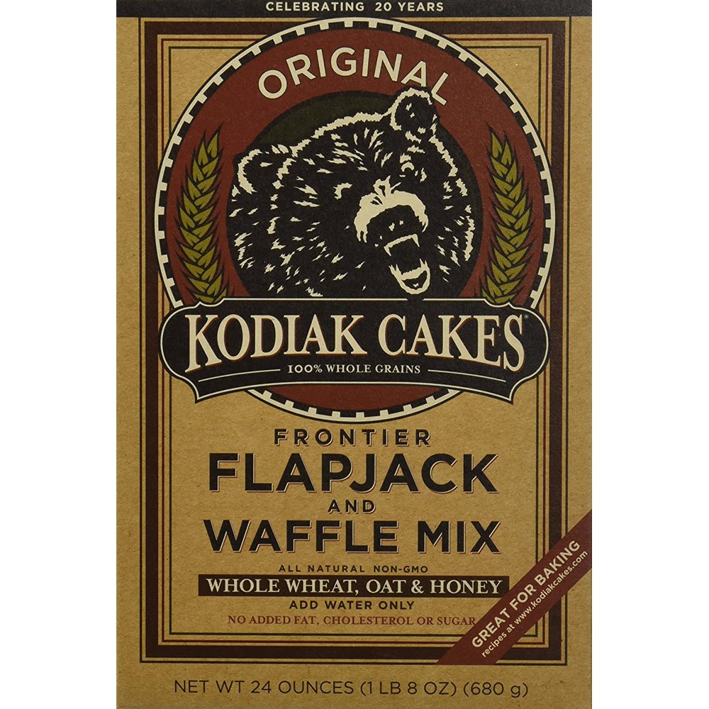 Kodiak Cakes Whole Wheat Honey Oat Flapjack/waffle Mix 24