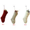 thumbnail image 4 of Injueey Calcetines de decoración de chimenea para Navidad, media de punto, bolsa colgante para dulces, Hotel y hogar Kits de decoración para fiestas, 4 of 6