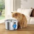 thumbnail image 1 of BotaniNest Water Bowl Quadruple Filtration System Super Quiet Smart Continuous Circulating Water Stainless Steel Easy To Clean Water Display ( Shaped Water Dispenser + Filters*2), 1 of 6
