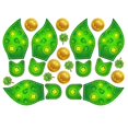 thumbnail image 1 of Clover Printing Footprint Sticker Creative Mural Self-adhesive Decal Clover Floor Glass Decoration Accessories for St. Patricks Day DIY Home Decoratio, 1 of 2