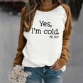thumbnail image 2 of Aoochasliy Ladies Tops Winter Clothes Tops Clothes Fall Blouse Long Sleeve Round Neck Print Causal Pullover Hoodies, 2 of 5