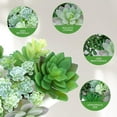 thumbnail image 3 of 10pcs Artificial Succulent Plants Faux Succulents Unpotted Fake Succulent Plants Premium Crafting DIY Floral Decor for Home Garden Office Party, 3 of 4