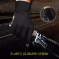 thumbnail image 4 of Guantes Impermeables Reflectantes Frío Cálido Noche Correr, 4 of 6