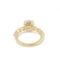 thumbnail image 5 of solitaire jewels 1.5CT Round Moissanite Engagement Ring For Women, 14K Yellow Gold, 5 of 6
