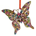 thumbnail image 1 of Adorno navideño de mariposa, adorno colgante de mariposa monarca, decoraciones de mariposas, adornos de recuerdo para árbol de Navidad, adornos de mariposa, regalo para mujeres, niñas y hermanas, 1 of 5