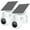2K-2.4GHz-2Pack, variant on Solar Outdoor Camera , 360? PTZ Cameras Outdoor with Human , IR/Color Night Vision, , 2.4GHz Only