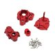 thumbnail image 3 of Accesorios de mamparo de carcasa de caja de cambios central 1:24 Aluminio Práctico Profesional Rojo, 3 of 9