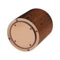 thumbnail image 4 of Modern Round Coffee Table Set - 2 Piece Walnut Burl Veneer Nesting Tables, 4 of 8