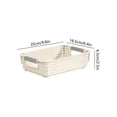 thumbnail image 3 of Plastic Storage Bins With Handles Stackable Organizer Containers for Kitchen Pantry Cabinet Wardrobe, 3 of 6