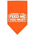 thumbnail image 1 of Hungry I Am Screen Print Bandana Orange Large, 1 of 1