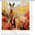 thumbnail image 6 of yowmns Waterproof Shower Curtain Set with Hooks - Printed Design for Bathroom Decoration, 6 of 6