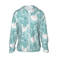 thumbnail image 2 of Lsque Swan And Flowers4 UPF 50+ Lightweight Sun Protection Men's Women's Long Sleeve Shirt, Hoodie Performance -Small, 2 of 9