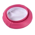 thumbnail image 4 of Chapeau d'Hiver Rose Rouge en Cuir Pu Bérets Français pour Femmes Bonnet Rétro Solide pour Dames, Matériau Premium, 4 of 7