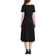 thumbnail image 3 of Vestidos de cuello barco para mujer INSPIRE CHIC 2025, vestido midi de corte A para ocasiones elegantes y casuales, L negro, 3 of 4