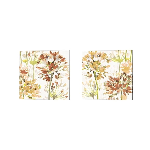 Metaverse Wild Apple Portfolio 'Neutral Medley' Canvas Art (Set of 2)