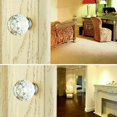 thumbnail image 5 of Crystal Glass Door Knobs Diamond Drawer Knobs Cabinet Draw Pull Handle, 5 of 5