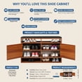 thumbnail image 2 of Banc Moderne Armoire à Chaussures – 100x35x51cm, 2 of 9