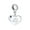Silver-D, variant on Bling Jewelry Womens Initial Alphabet Bead Charm A-Z Blue Sapphire Heart Dangle for European Bracelet